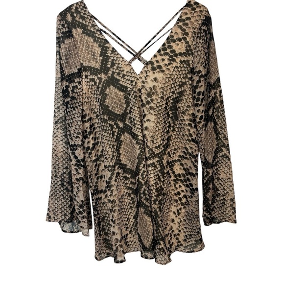 Show Me Your Mumu Joni Flow Snake Print Dress - Picture 2 of 12